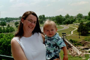Jen and Matt at the falls