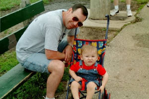 Dave and Matt at the park